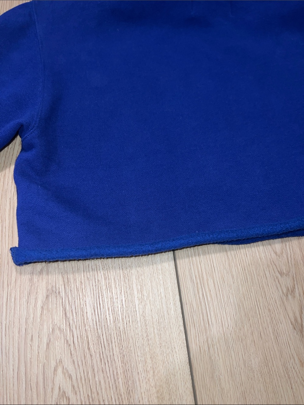 Vintage TNA Royal Blue Cropped Hoodie - Picture 10 of 15